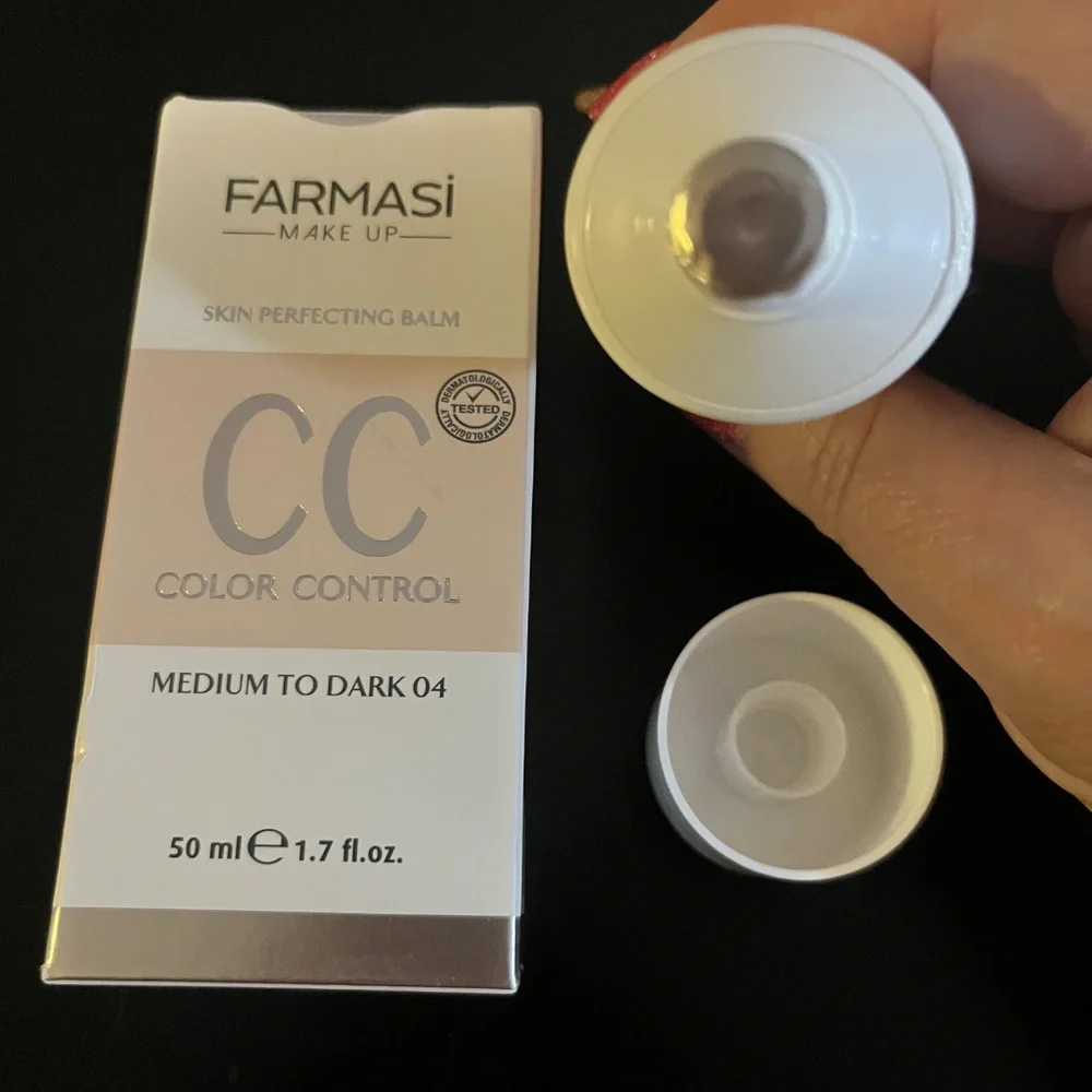 Farmasi CC Color Control Cream Foundation Cream 1.7 fl oz | 04 MEDIUM to DARK